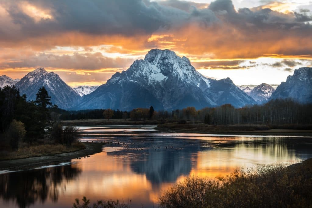 Oxbow Bend Wy Grand Tetons National Park
