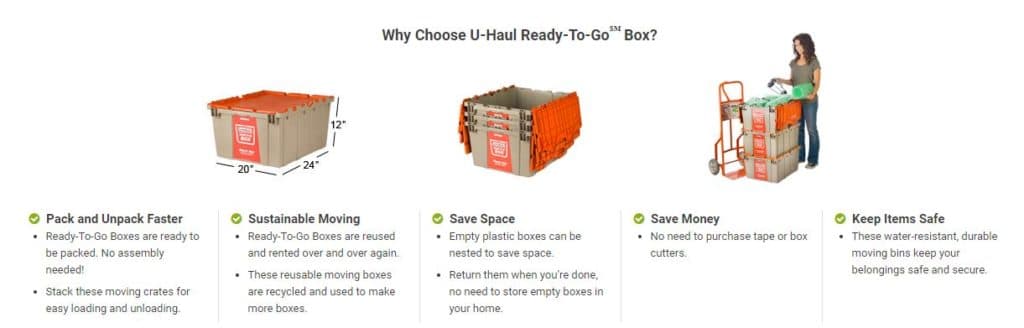 U-Haul Ready-to-Go Boxes