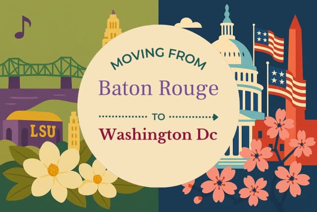 Moving from Baton Rouge to Washington DC