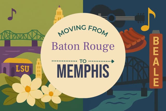 Moving from Baton Rouge to Memphis