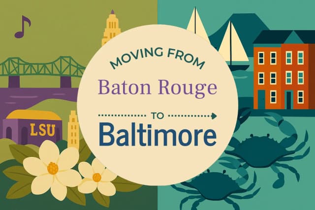 Moving from Baton Rouge to Baltimore