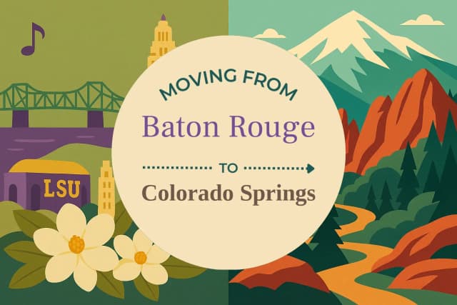 Moving from Baton Rouge to Colorado Springs