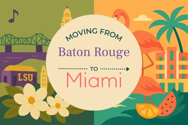 Moving from Baton Rouge to Miami