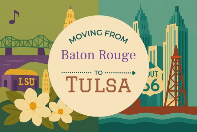 Moving from Baton Rouge to Tulsa