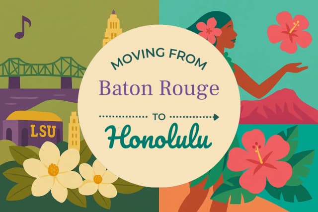 Moving from Baton Rouge to Honolulu
