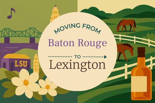 Moving from Baton Rouge to Lexington