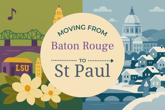 Moving from Baton Rouge to St. Paul