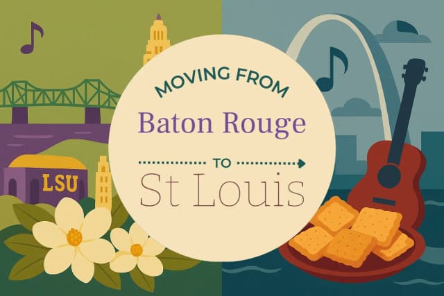 Moving from Baton Rouge to St. Louis