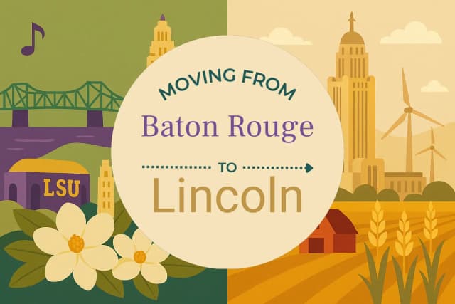 Moving from Baton Rouge to Lincoln