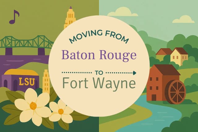 Moving from Baton Rouge to Fort Wayne