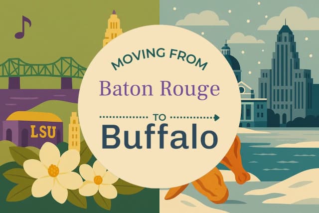 Moving from Baton Rouge to Buffalo
