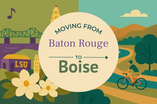 Moving from Baton Rouge to Boise