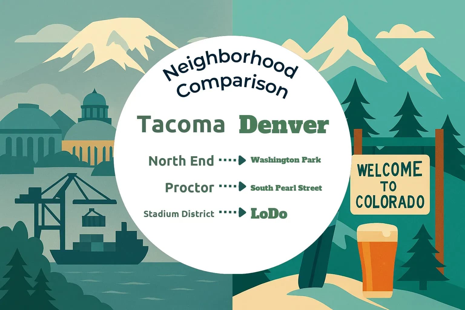 Tacoma vs Denver Neighborhood Comparison