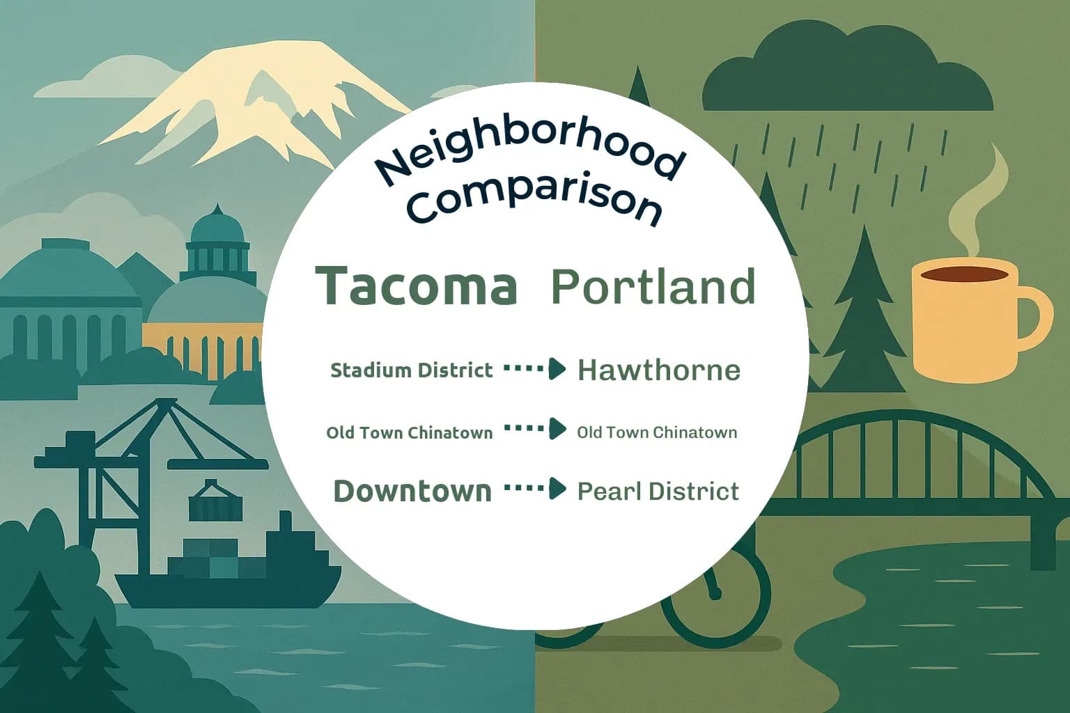 Tacoma vs Portland Neighborhood Comparison