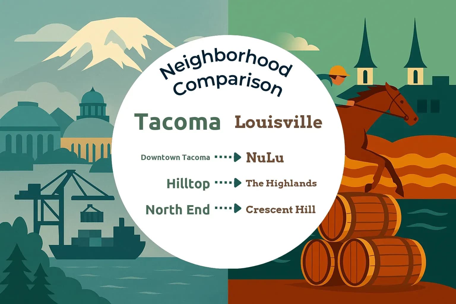 Tacoma vs Louisville Neighborhood Comparison