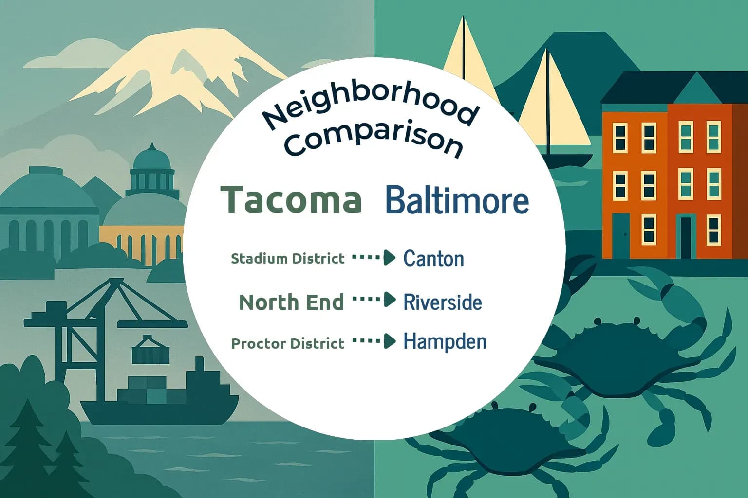 Tacoma vs Baltimore Neighborhood Comparison