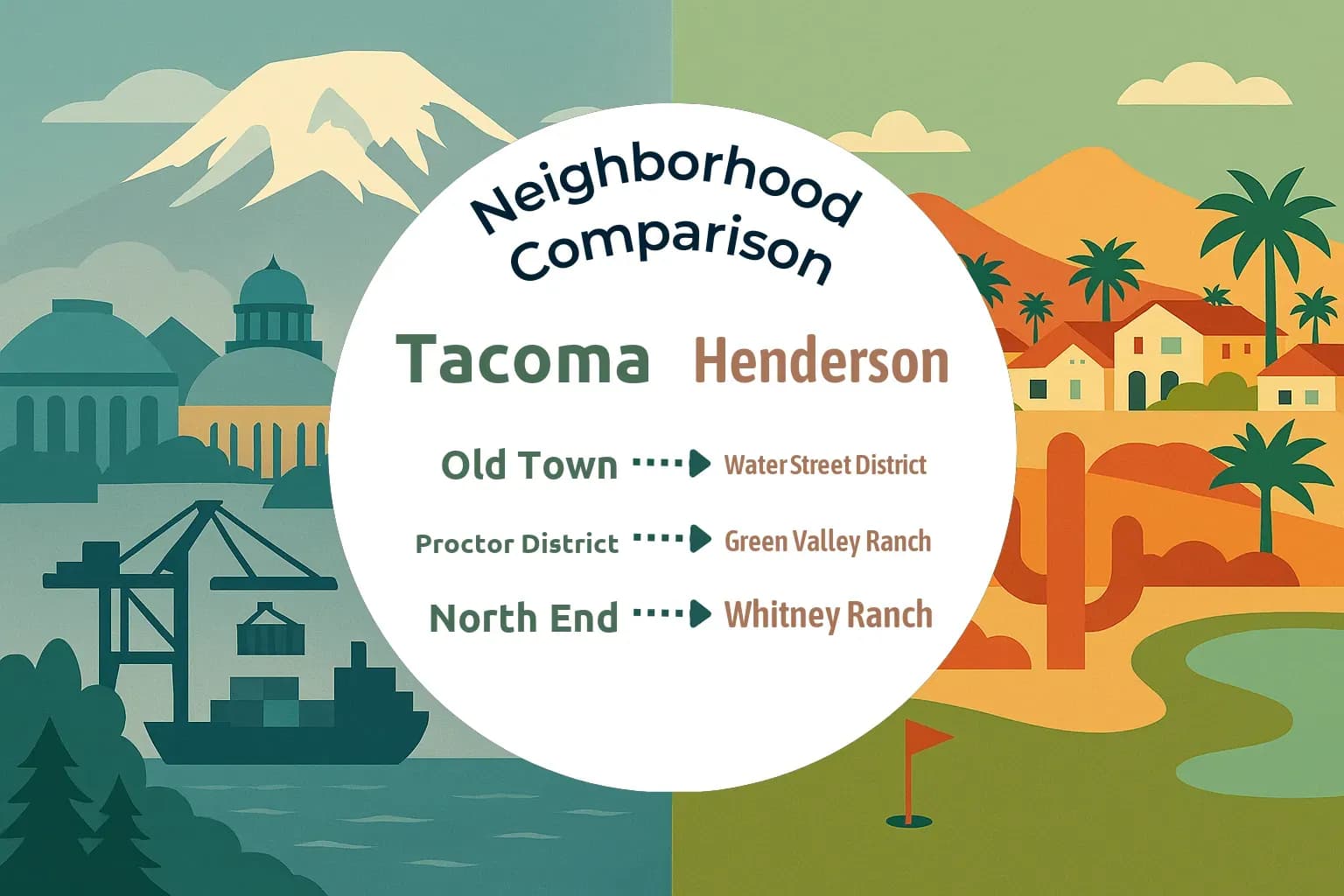 Tacoma vs Henderson Neighborhood Comparison