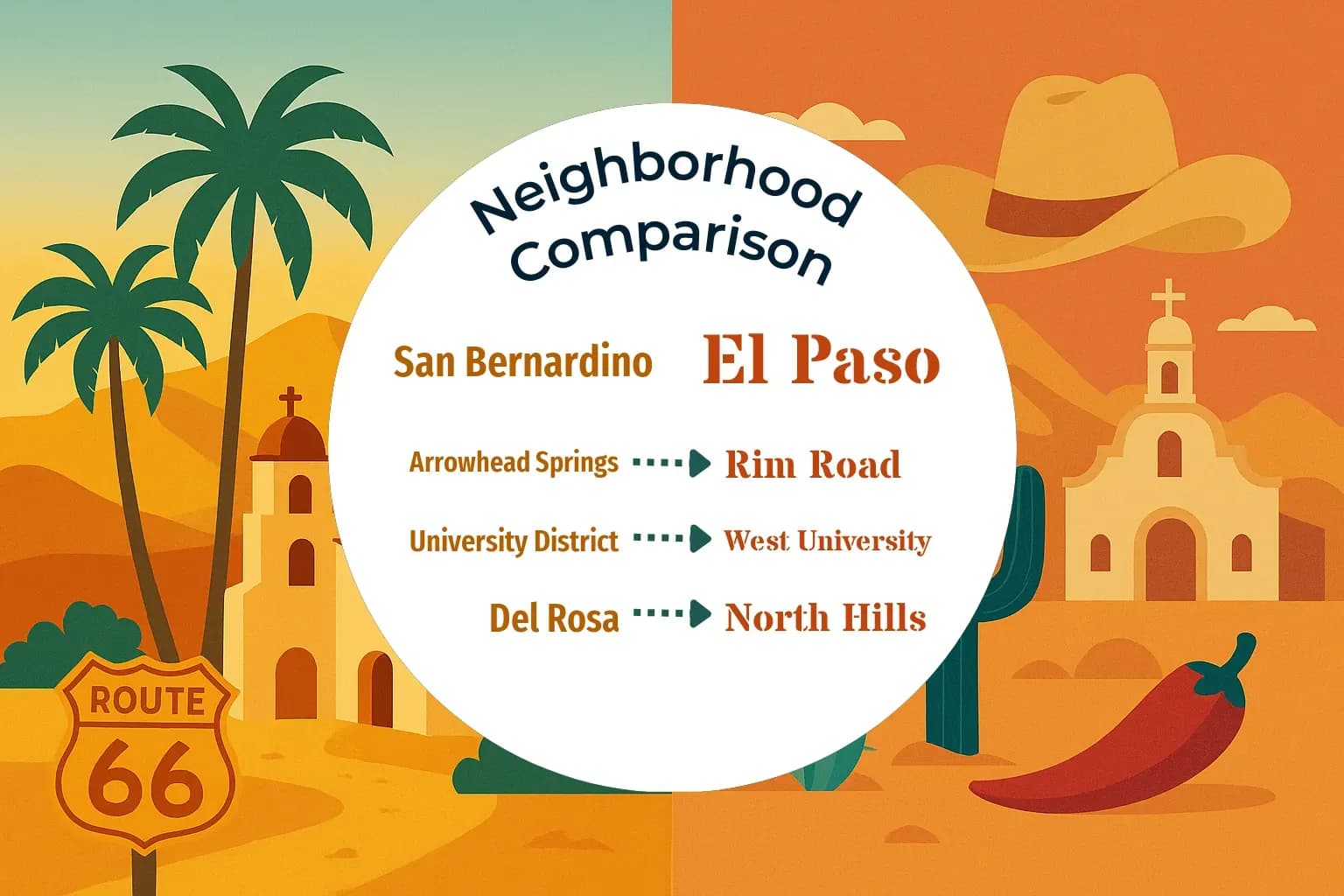 San Bernardino vs El Paso Neighborhood Comparison