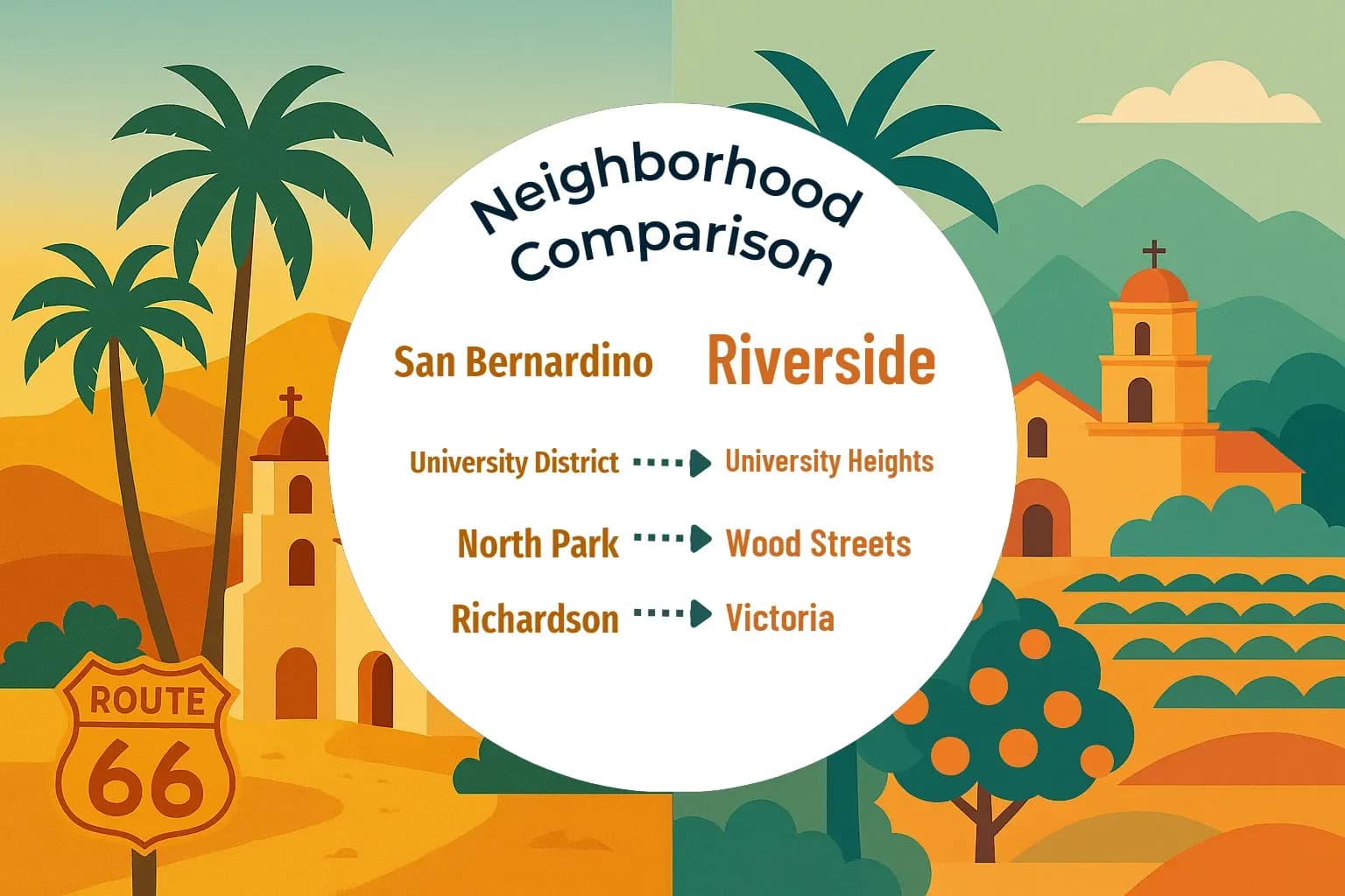 San Bernardino vs Riverside Neighborhood Comparison