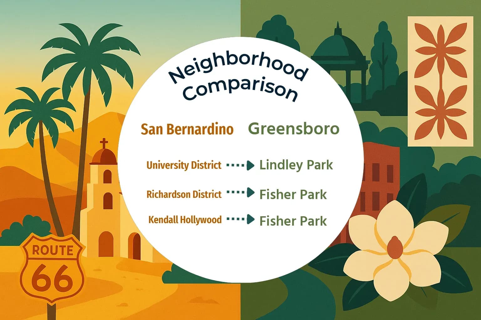 San Bernardino vs Greensboro Neighborhood Comparison