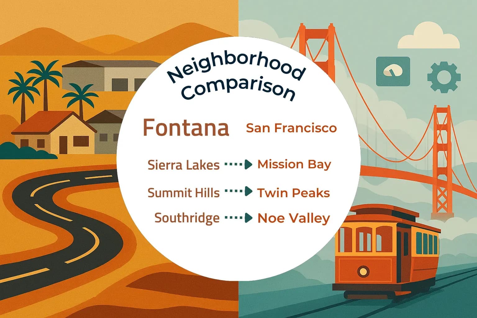 Fontana vs San Francisco Neighborhood Comparison