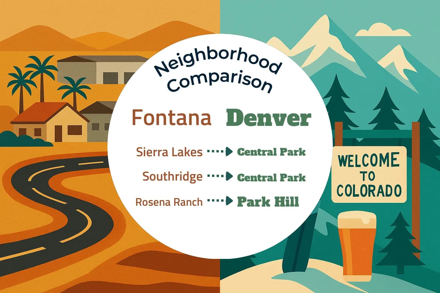 Fontana vs Denver Neighborhood Comparison