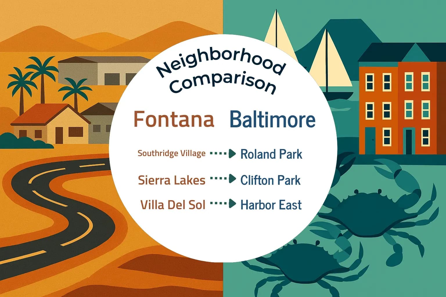 Fontana vs Baltimore Neighborhood Comparison