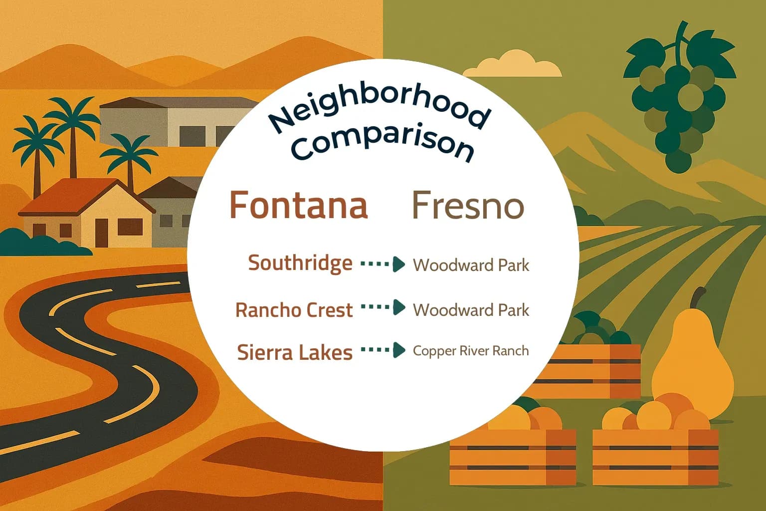Fontana vs Fresno Neighborhood Comparison