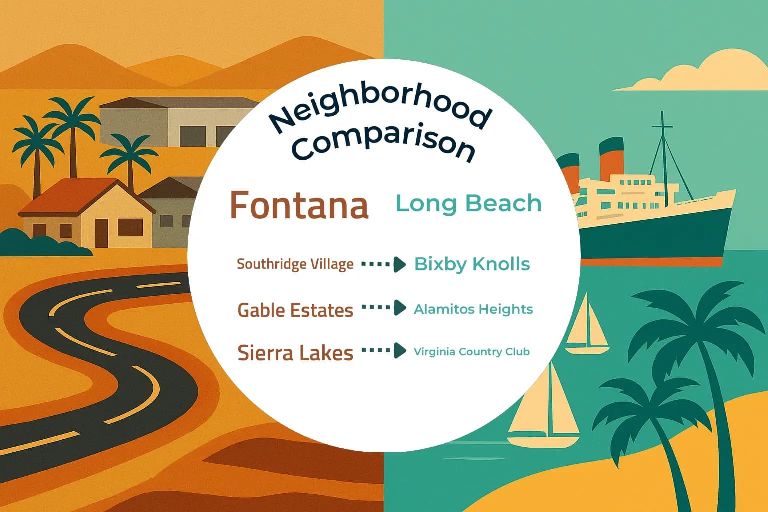 Fontana vs Long Beach Neighborhood Comparison