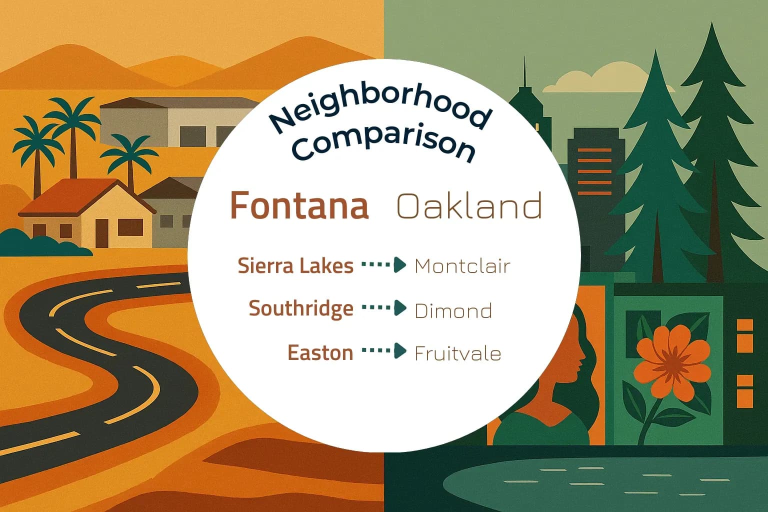 Fontana vs Oakland Neighborhood Comparison