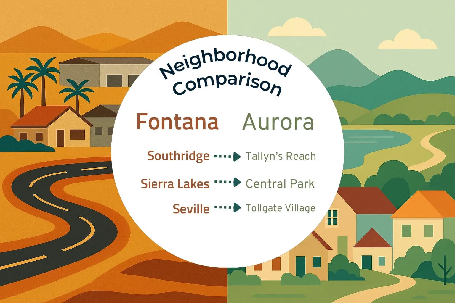 Fontana vs Aurora Neighborhood Comparison