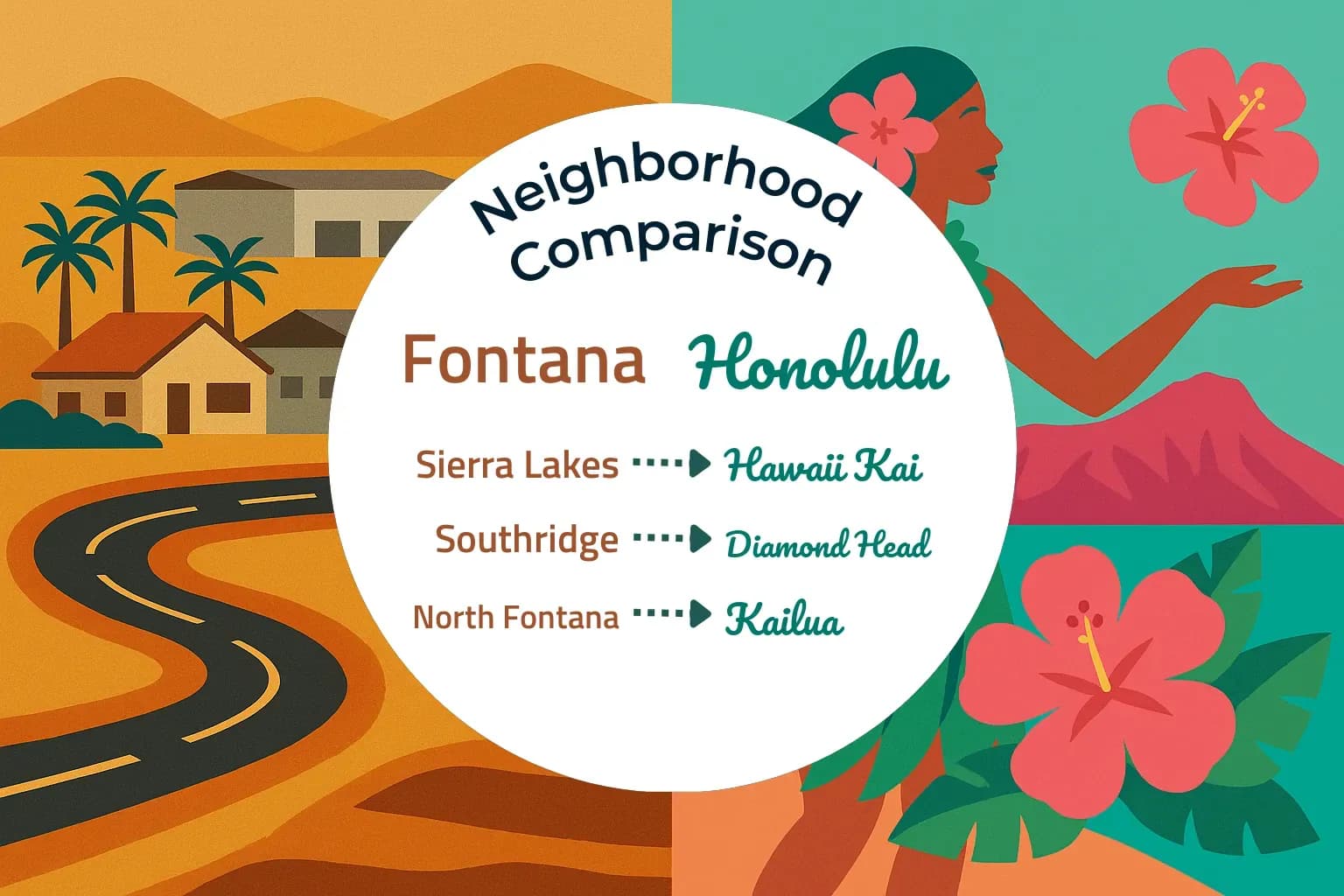 Fontana vs Honolulu Neighborhood Comparison