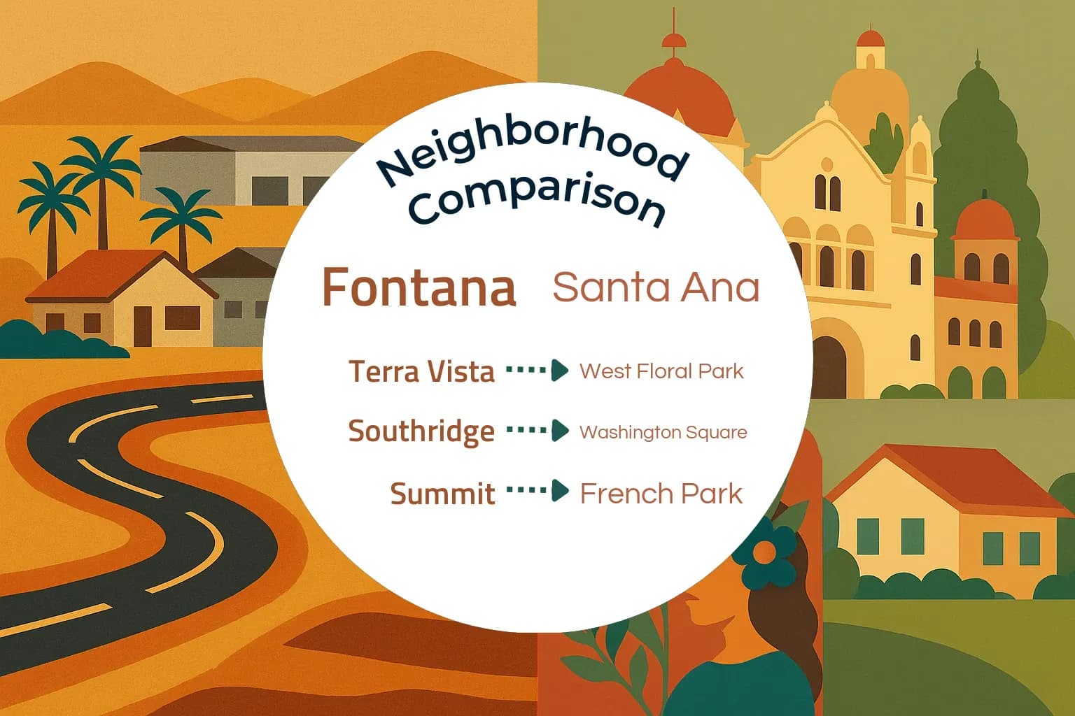 Fontana vs Santa Ana Neighborhood Comparison