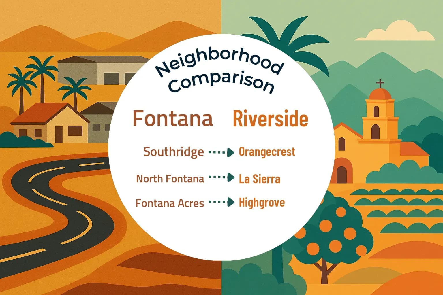 Fontana vs Riverside Neighborhood Comparison