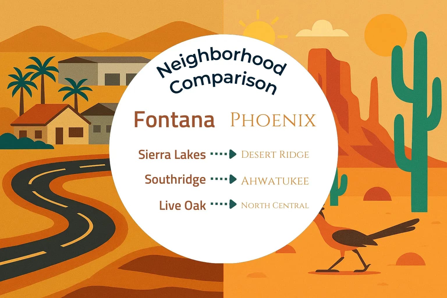 Fontana vs Phoenix Neighborhood Comparison