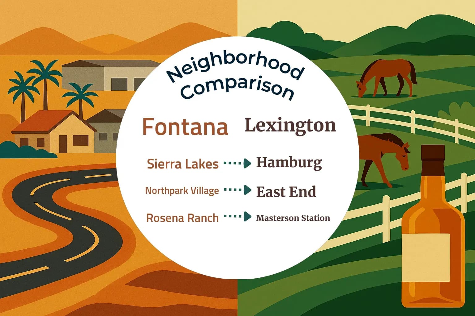 Fontana vs Lexington Neighborhood Comparison