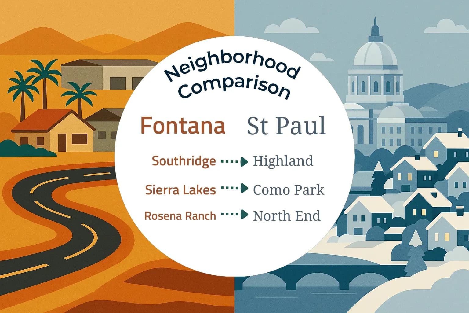 Fontana vs St. Paul Neighborhood Comparison