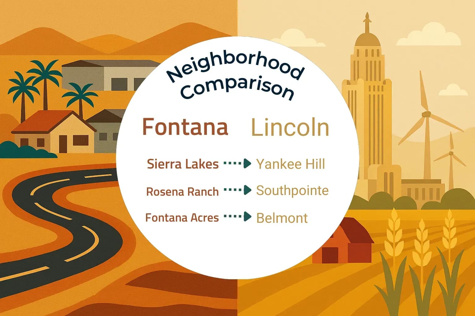 Fontana vs Lincoln Neighborhood Comparison