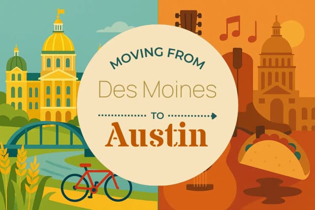 Moving from Des Moines to Austin