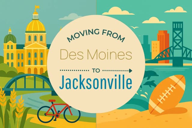 Moving from Des Moines to Jacksonville