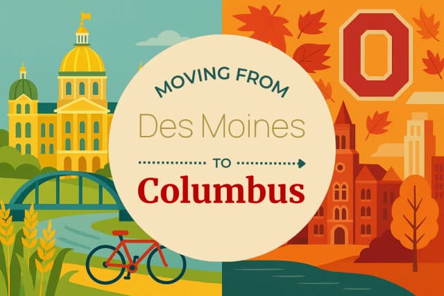 Moving from Des Moines to Columbus