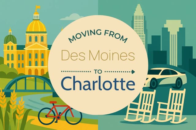 Moving from Des Moines to Charlotte