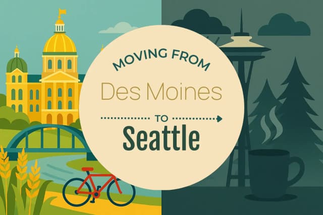 Moving from Des Moines to Seattle