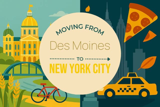Moving from Des Moines to New York City