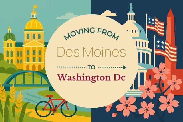 Moving from Des Moines to Washington DC