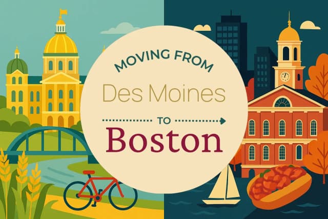 Moving from Des Moines to Boston