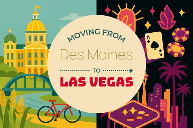 Moving from Des Moines to Las Vegas