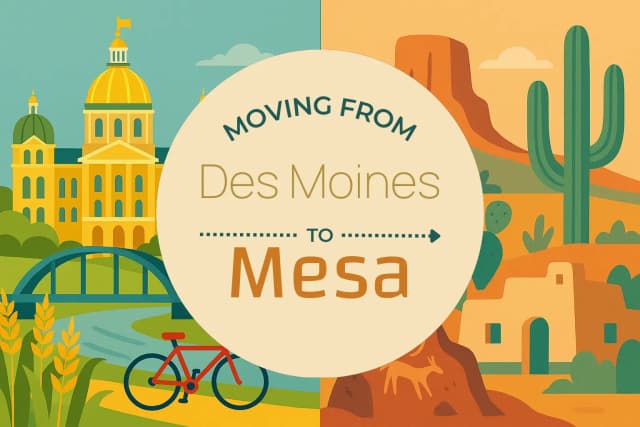Moving from Des Moines to Mesa