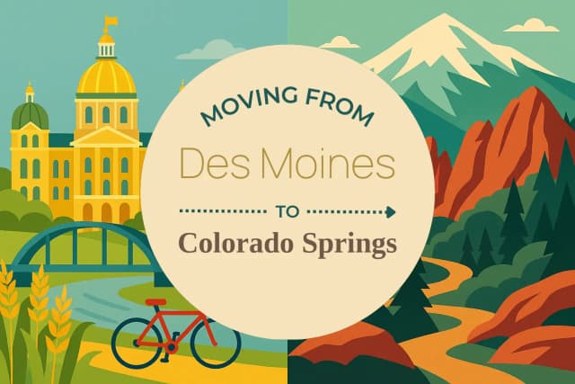 Moving from Des Moines to Colorado Springs