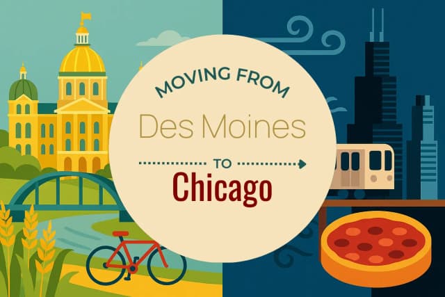 Moving from Des Moines to Chicago